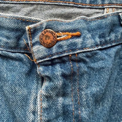 Vintage Dickies Y2K baggy relaxed denim blue shorts W40 041