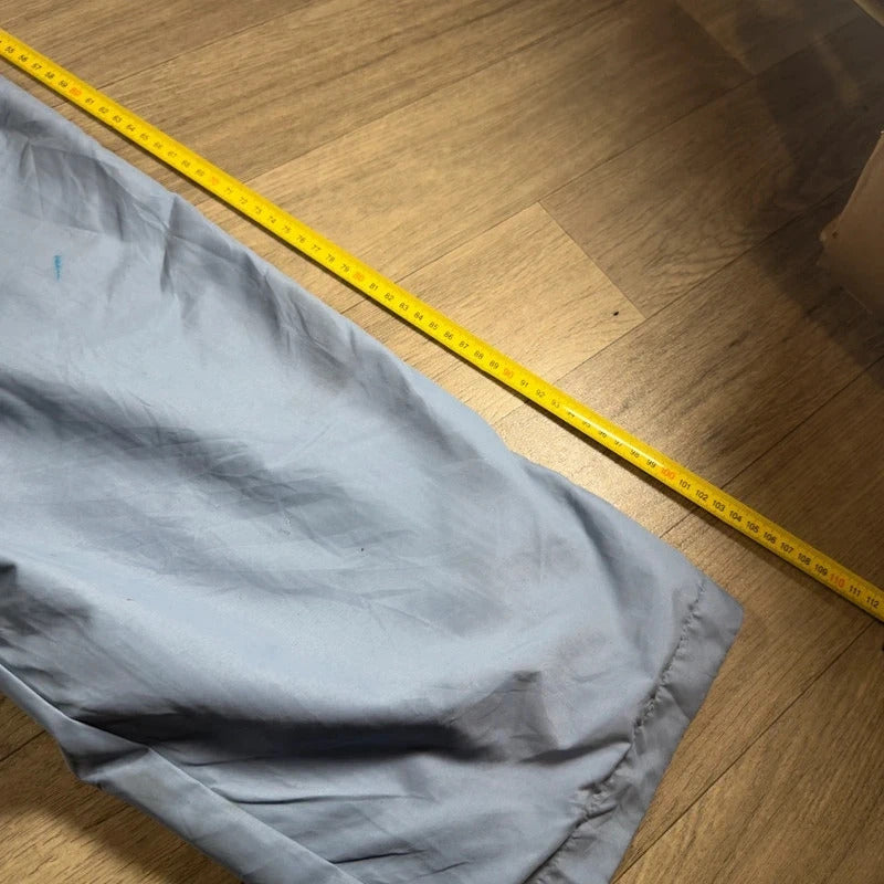 Vintage champion light blue Y2K logo nylon track pant size L 225