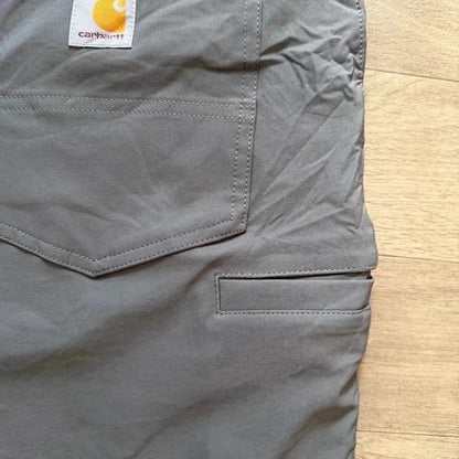 Carhartt relaxed fit grey cargo nylon work pant trousers size L 212