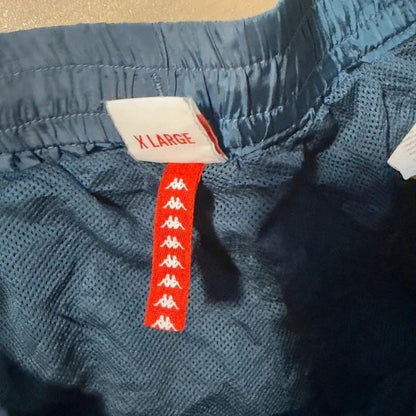 Vintage Kappa Track Pants Navy Purple White Y2K 90s Sportswear Joggers XL 218