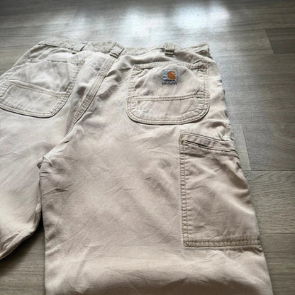 Carhartt relaxed fit beige Y2K cargo work pant trousers men’s W36 L30 200