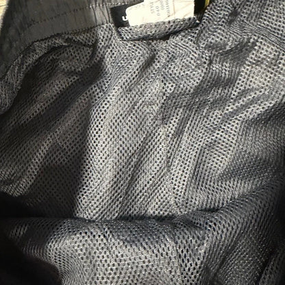 Under armour grey mesh lined nylon track pant trousers size L 221