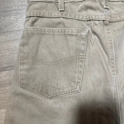 Vintage Carhartt Y2K 00s twill work pant beige trousers W34 L33 208