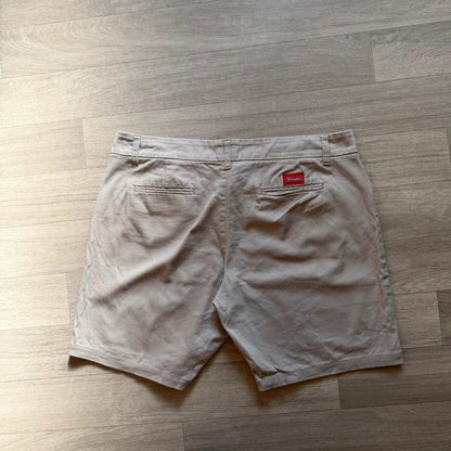 Vintage men’s dickies beige tan chino skater shorts W38 (08)