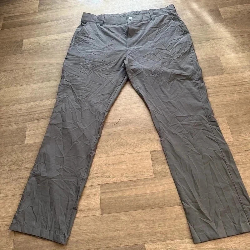 Carhartt relaxed fit grey cargo nylon work pant trousers size L 212