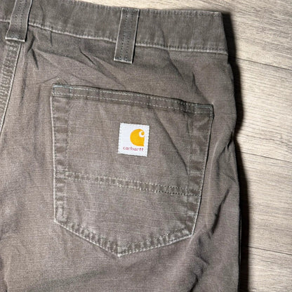 Carhartt double knee khaki cargo work style relaxed trousers size W32 L28 168