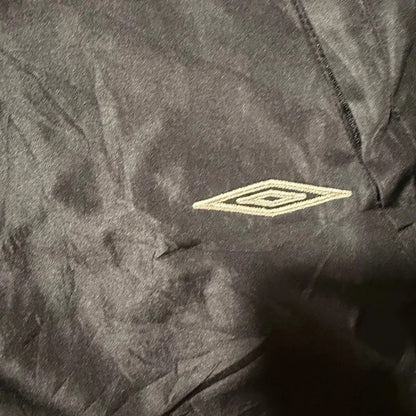 Umbro essentials vintage Y2K black nylon mesh track pants size S 226