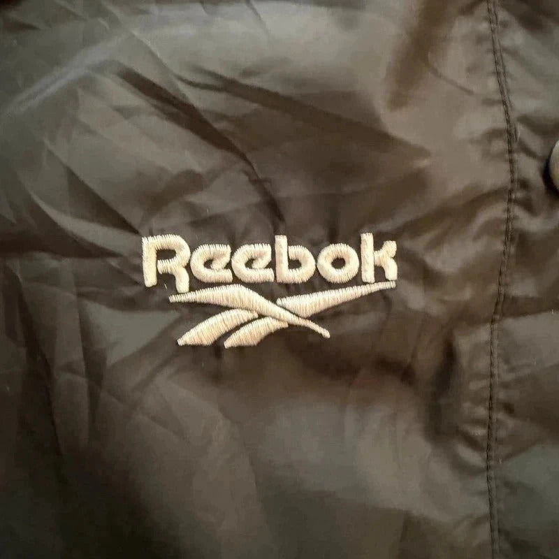 Vintage Y2K Reebok classic button up leg 90s nylon mesh track pants Size XL  213