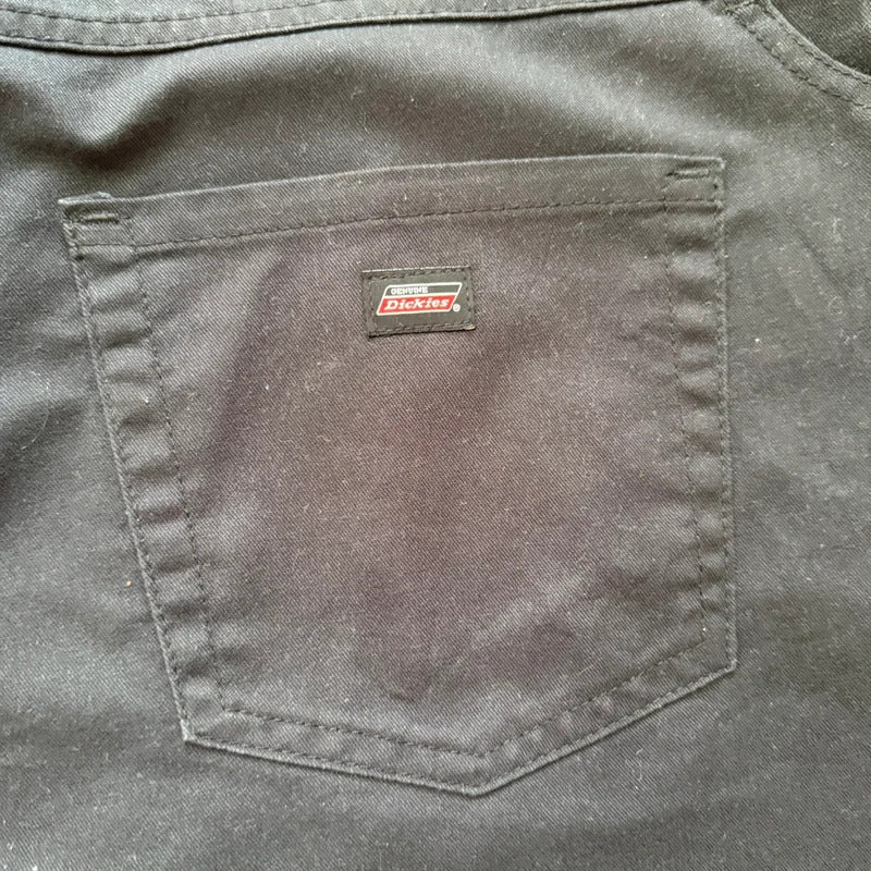 Vintage Y2K 2000s Dickies skater black relaxed baggy utility chino cargo shorts W42 (11)