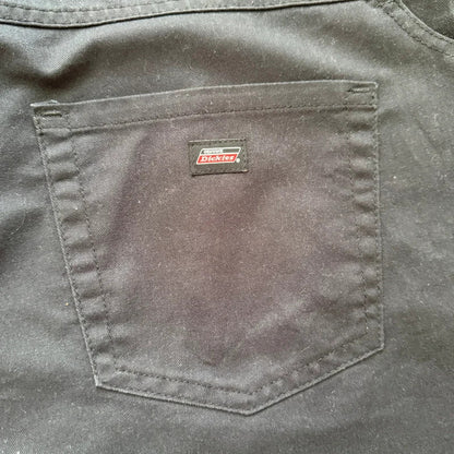 Vintage Y2K 2000s Dickies skater black relaxed baggy utility chino cargo shorts W42 (11)