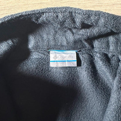 Columbia vintage Y2K full zip two tone grey fleece jacket size L 266