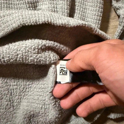 The north face grey quarter zip pullover fleece size M 269