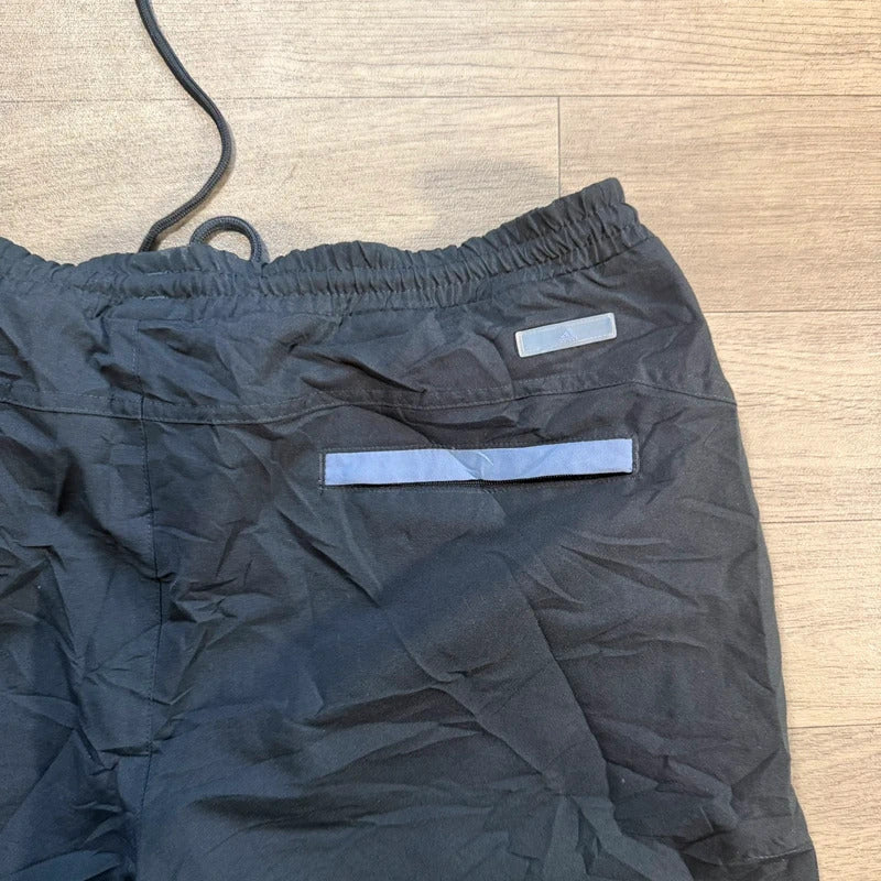 Adidas vintage Y2K 2000s black striped mesh nylon track pant size  M 147