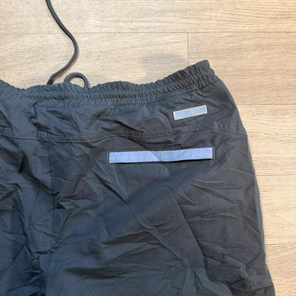 Adidas vintage Y2K 2000s black striped mesh nylon track pant size  M 147