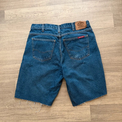 Dickies Denim Y2K Jean Shorts Blue Vintage 2000s Workwear Skater Mens W34 052