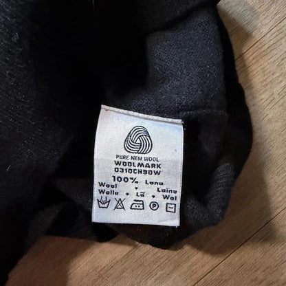 Robe di kappa vintage Y2K pure new wool quarter zip jumper size L 261