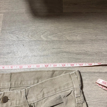 Vintage Carhartt Y2K 00s twill work pant beige trousers W34 L33 208
