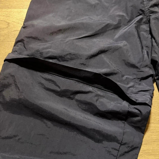 Vintage Y2K starter nylon baggy mesh lined track pants navy size S 198