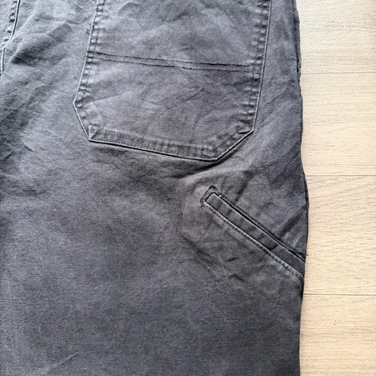 Vintage dickies Y2K relaxed skater style cargo shorts black W42 112