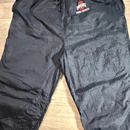 Vintage champion Y2K black Ohio state nylon mesh track pant trousers size L 215