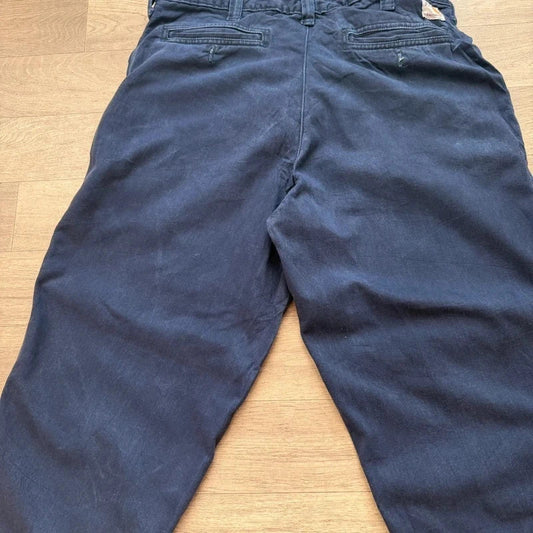 Vintage Cahartt cat2 FR navy work pant trousers W34 L30 211