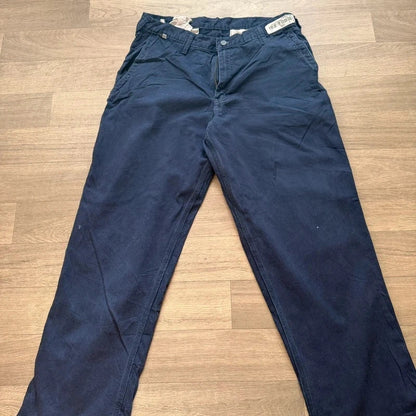 Vintage Cahartt cat2 FR navy work pant trousers W34 L30 211