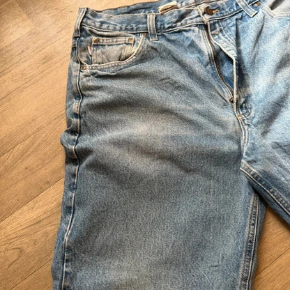 Carhartt vintage B160 DST relaxed fit baggy work style jeans blue W38 L30 203